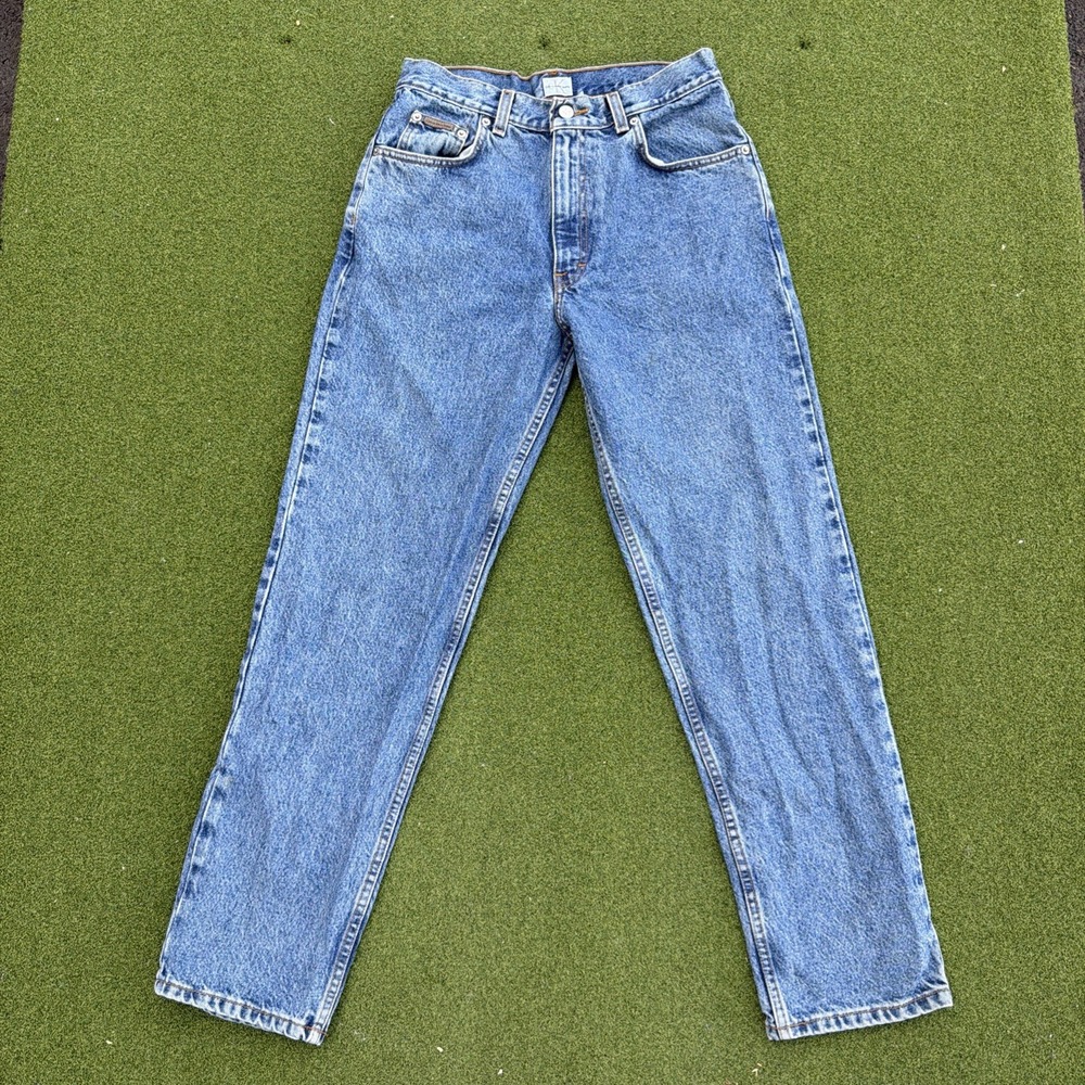 Vintage Calvin Klein Jeans Mens True 28x30 Double Stonewash Easy Fit USA 90s